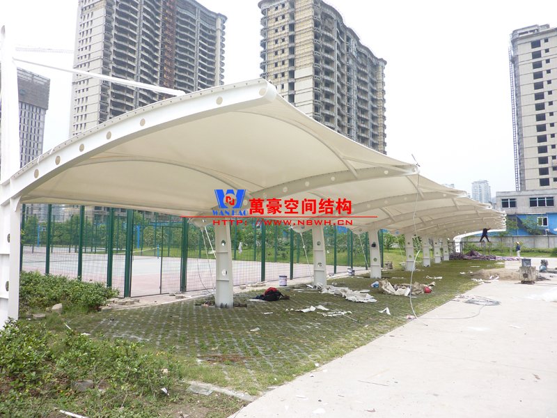 九江膜結(jié)構(gòu)停車(chē)棚制作
